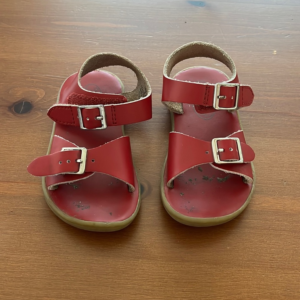 Red Footmates Toddler Sandals